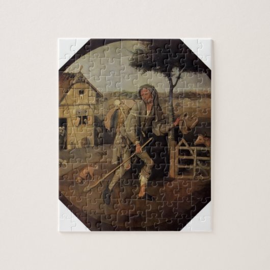 Hieronymus Bosch- The Vagabond (de prodigale zoon) Legpuzzel (Verticaal)