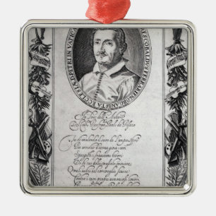 Hieronymus Frescobaldi, gegraveerd door Christelij Metalen Ornament