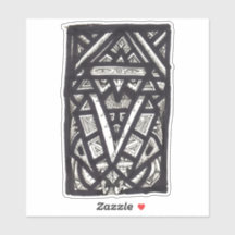 Hierophant, door Brian Benson, vinylsticker