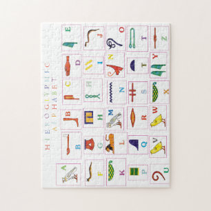 Hiërosofische alfabet puzzel
