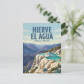 Hierve el Agua Briefkaart (Staand voorkant)