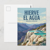 Hierve el Agua Briefkaart (Voorkant / Achterkant)