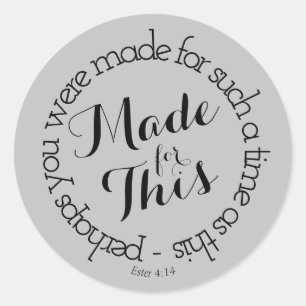 Hiervoor gemaakt ronde sticker