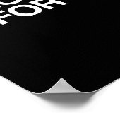 HIERVOOR HEEFT NIEMAND GEEN TIJD - WITTE -.png Poster (Hoek)