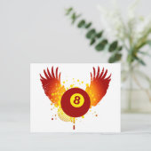 hifi billiards briefkaart (Staand voorkant)