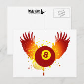 hifi billiards briefkaart (Voorkant / Achterkant)