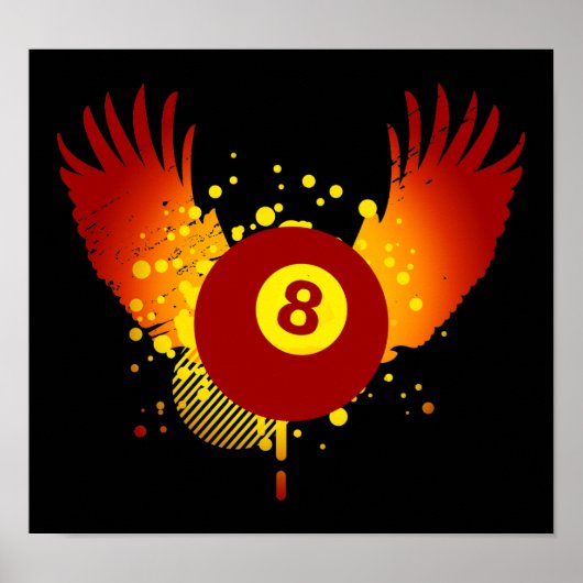 hifi billiards poster (Voorkant)