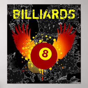 hifi billiards poster