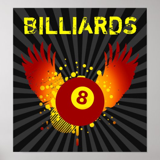 hifi billiards poster (Voorkant)
