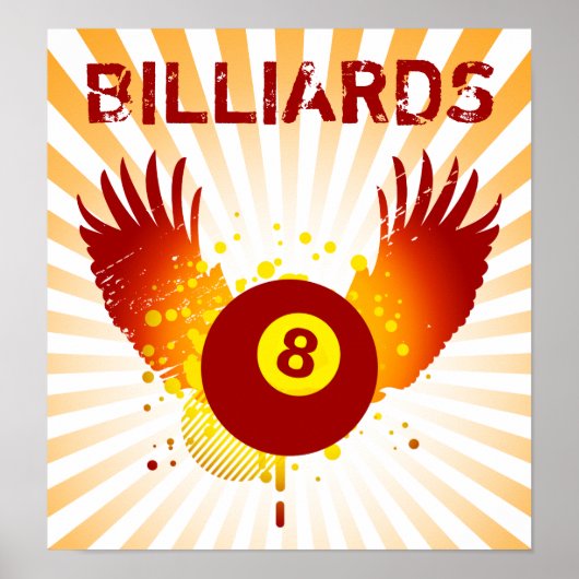 hifi billiards poster (Voorkant)