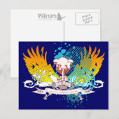 hifi-boom. briefkaart (Voorkant / Achterkant)