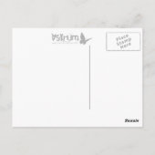 hifi-boom. briefkaart (Achterkant)