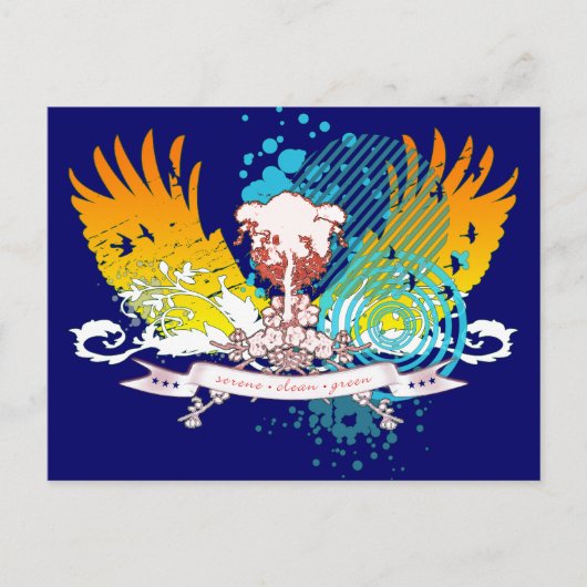 hifi-boom. briefkaart (Voorkant)