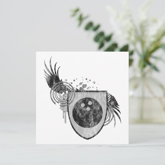 hifi bowlingbal kaart (Staand voorkant)