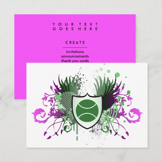 hifi - crest tennis ball kaart (Voorkant / Achterkant)