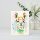 Hifi Llama - Portrait Briefkaart (Staand voorkant)