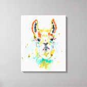 Hifi Llama - Portrait Canvas Afdruk (Voorkant)