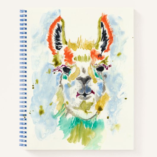 Hifi Llama - Portrait Notitieboek (Voorkant)