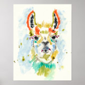 Hifi Llama - Portrait Poster (Voorkant)