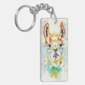 Hifi Llama - Portrait Sleutelhanger (Voorkant Links)