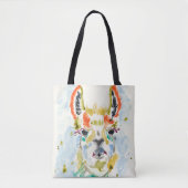 Hifi Llama - Portrait Tote Bag (Voorkant)
