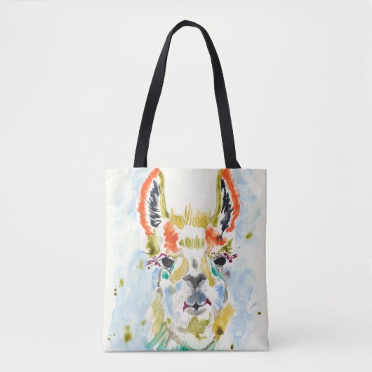 Hifi Llama - Portrait Tote Bag (Voorkant)