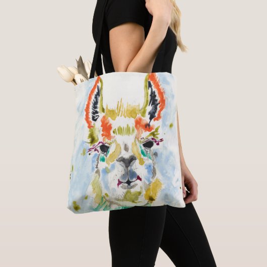 Hifi Llama - Portrait Tote Bag (Dichtbij)