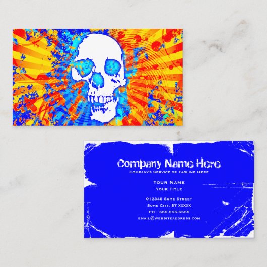 hifi schedel visitekaartje (Voorkant / Achterkant)