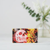 hifi schedel visitekaartje (Staand voorkant)