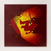 hifi skateboarder legpuzzel (Horizontaal)