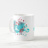 hifi-snowboard koffiemok (Voorkant links)