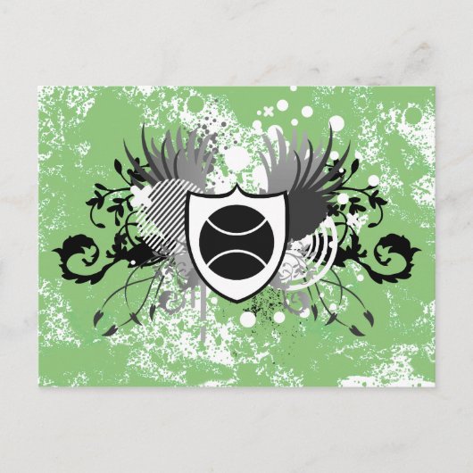 hifi tennis briefkaart (Voorkant)