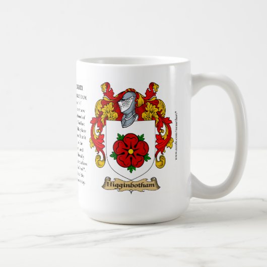 Higginbotham, de Oorsprong, de Betekenis en de Cre Koffiemok (Rechts)
