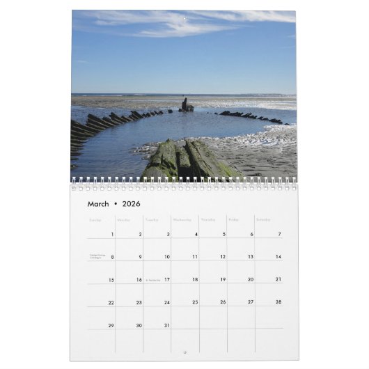 Higgins Beach 2020 Calendar Kalender (Mar 2026)