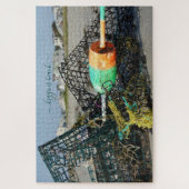 Higgins Beach Lobster Trap en Buoy 1014-stuk Legpuzzel (Verticaal)