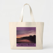Higgins Beach Sunset Grote Tote Bag (Voorkant)