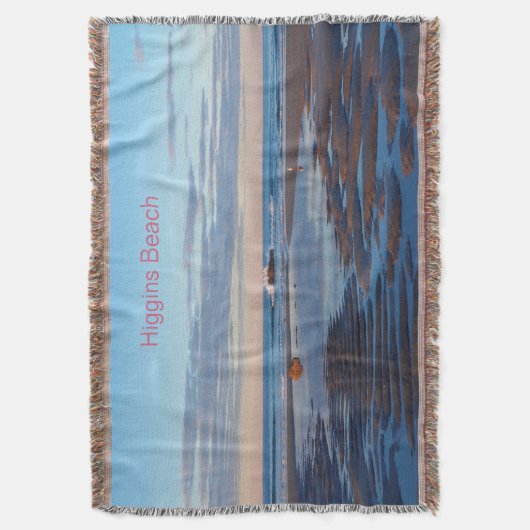 Higgins Beach Zen Morning Sunrise Ocean Tidal Pool Deken (Voorkant Verticaal)