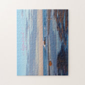 Higgins Beach Zen Sunrise Tidal Pool Reflections Legpuzzel (Verticaal)