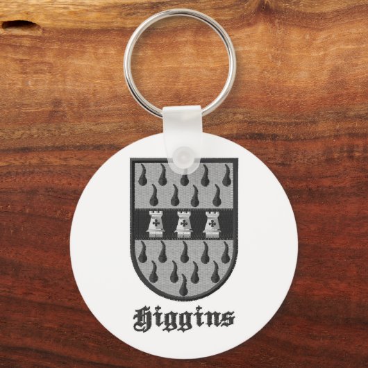 Higgins Irish Clan key chain Sleutelhanger (Voorkant)
