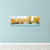 Higgins Lake huis nr. 36 Canvas Afdruk (Insitu (Houten vloer))