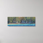 Higgins Lake huis nr. 47 Canvas Afdruk (Voorkant)