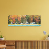 Higgins Lake huis nr. 52 Canvas Afdruk (Insitu (Woonkamer))