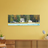 Higgins Lake huis nr. 64 Canvas Afdruk (Insitu (Woonkamer))