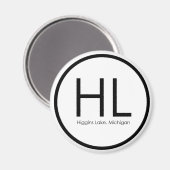 Higgins Lake Magnet (Voorkant / Achterkant)