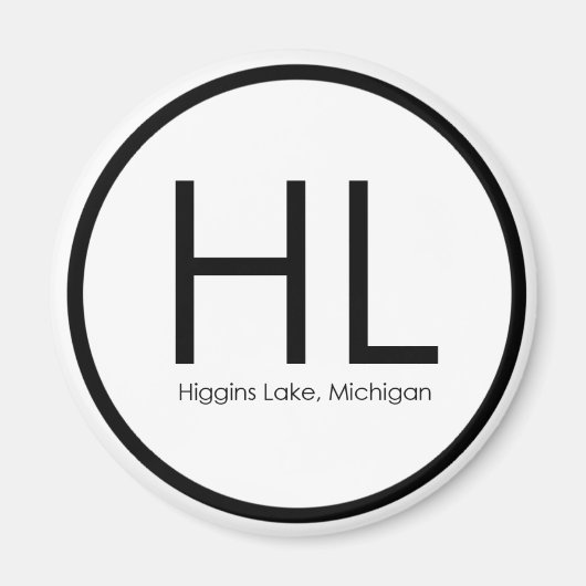 Higgins Lake Magnet (Voorkant)