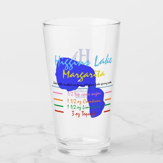 Higgins Lake Margarita Glas (Voorkant)