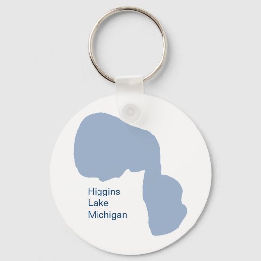Higgins Lake Michigan Sleutelhanger (Voorkant)