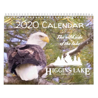 Higgins Lake Natuur 2020 Agenda c Kalender