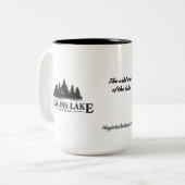 Higgins Lake Natuur Co. Tweekleurige Koffiemok (Voorkant links)