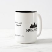 Higgins Lake Natuur Co. Tweekleurige Koffiemok (Voorkant rechts)